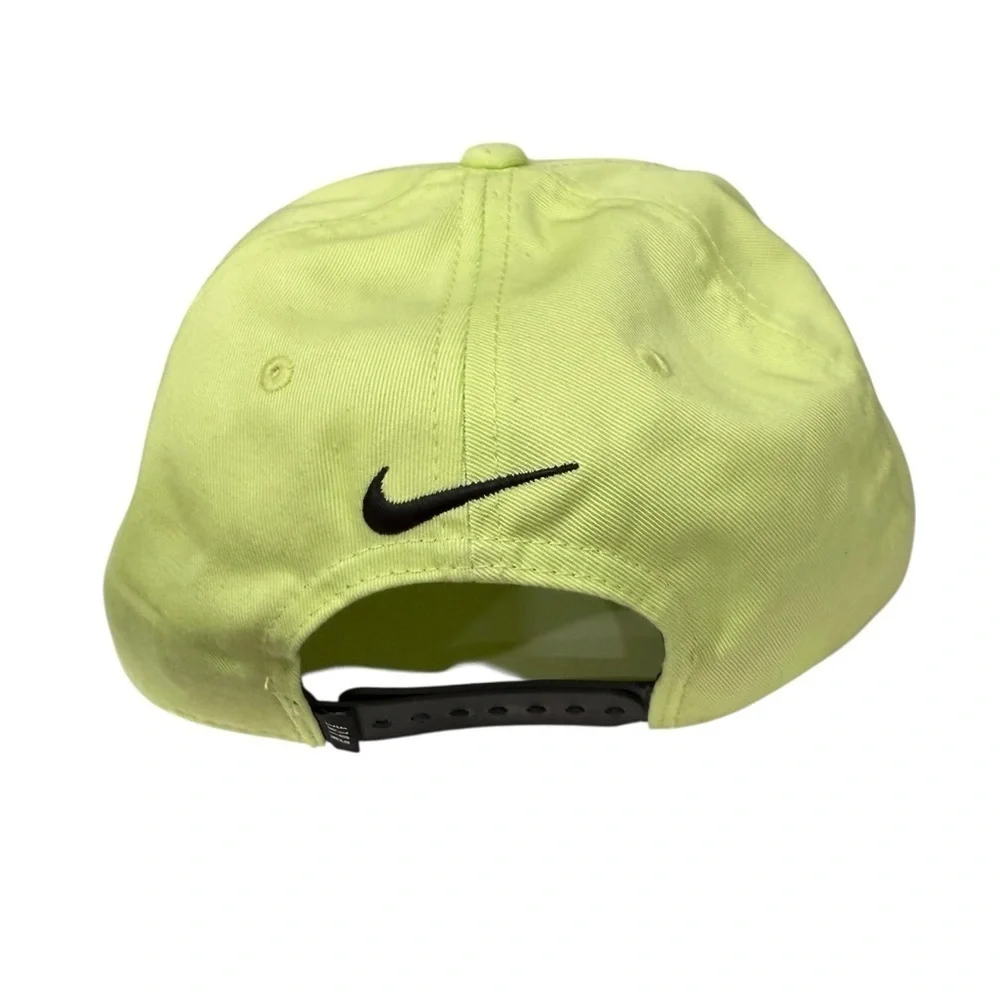 Nike Golf Retreat 72 Performance Snap Back Embroidered Nike Swoosh Logo Lime